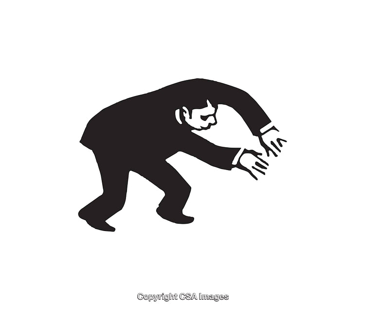 Silhouette of a Person Posing in a Unique Expression