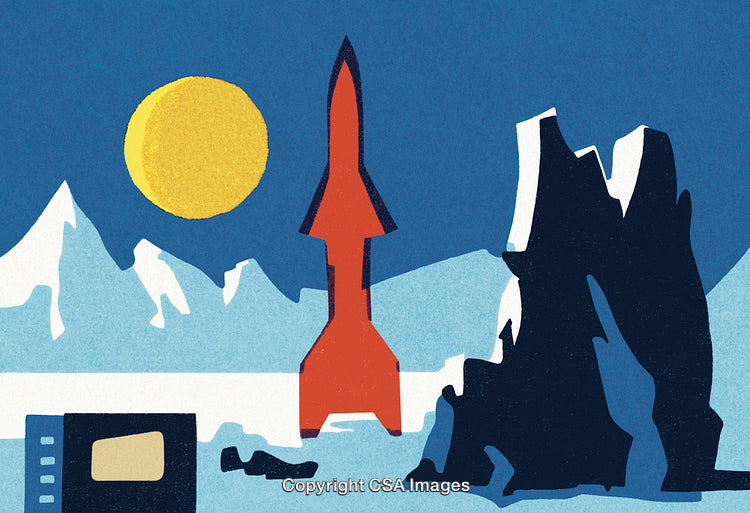 Rocket in Outer Space