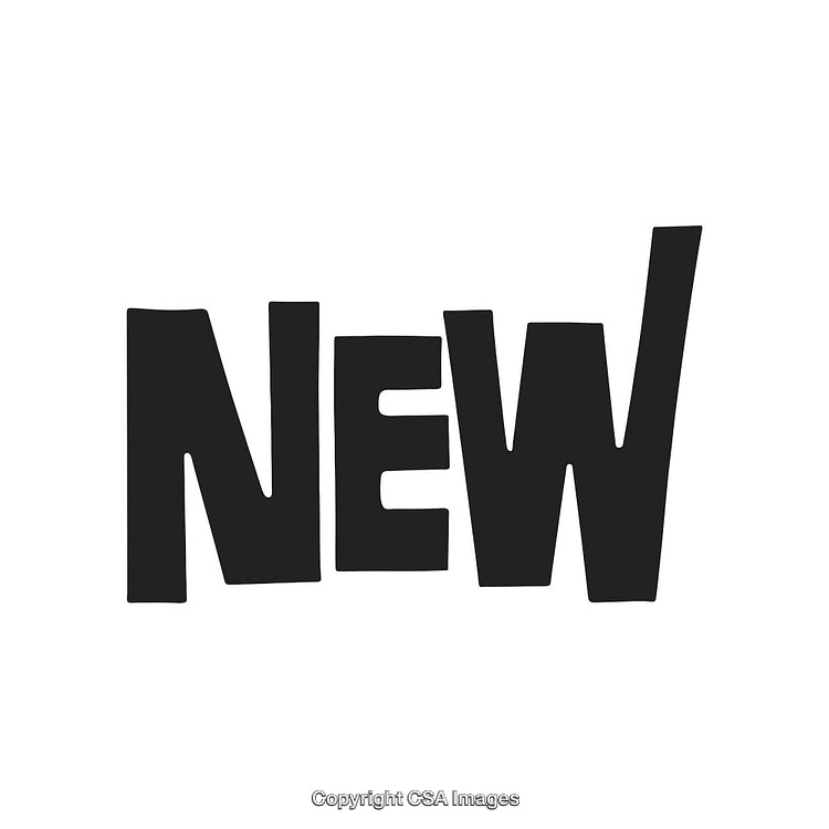 Minimalist Bold Typography Displaying the Word 'NEW' in Black Capital Letters