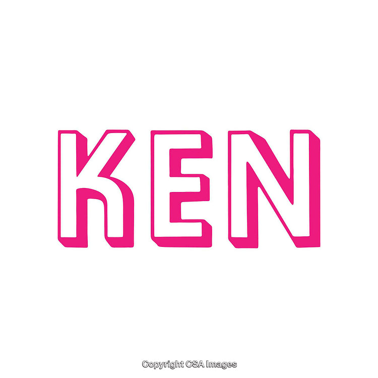 Stylish Pink Text Displayed Boldly on a Clean White Background