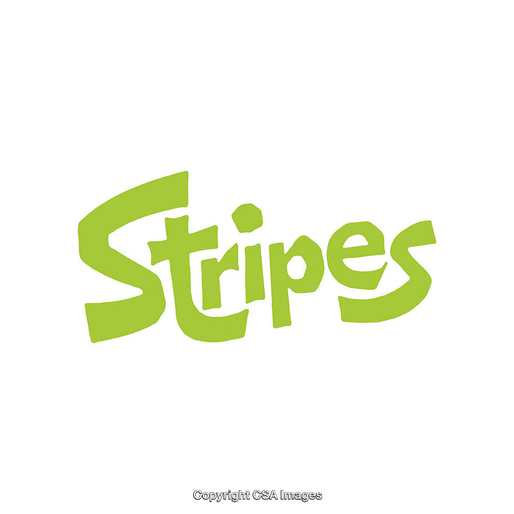Bright Green Text with A Playful Font on White Background