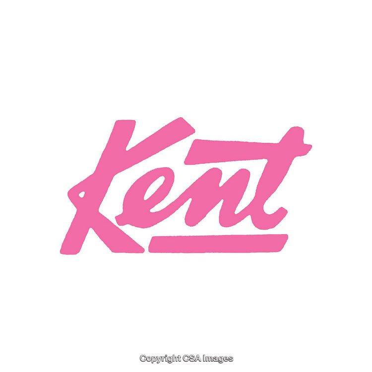 Pink Script Font Design on Simple White Background Artwork