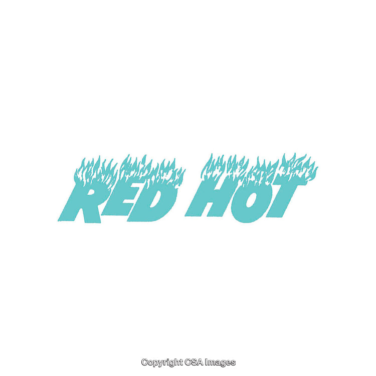 Stylized Typography with Flaming Text in Vibrant Blue Hues