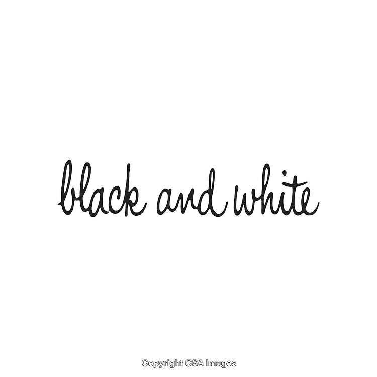 Elegant Handwritten Black and White Text on a Minimal White Background