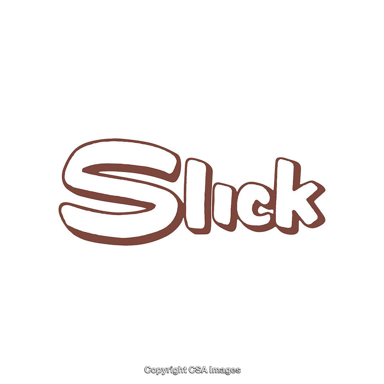 Stylish Handwritten Slick Text Design in Bold Brown Color