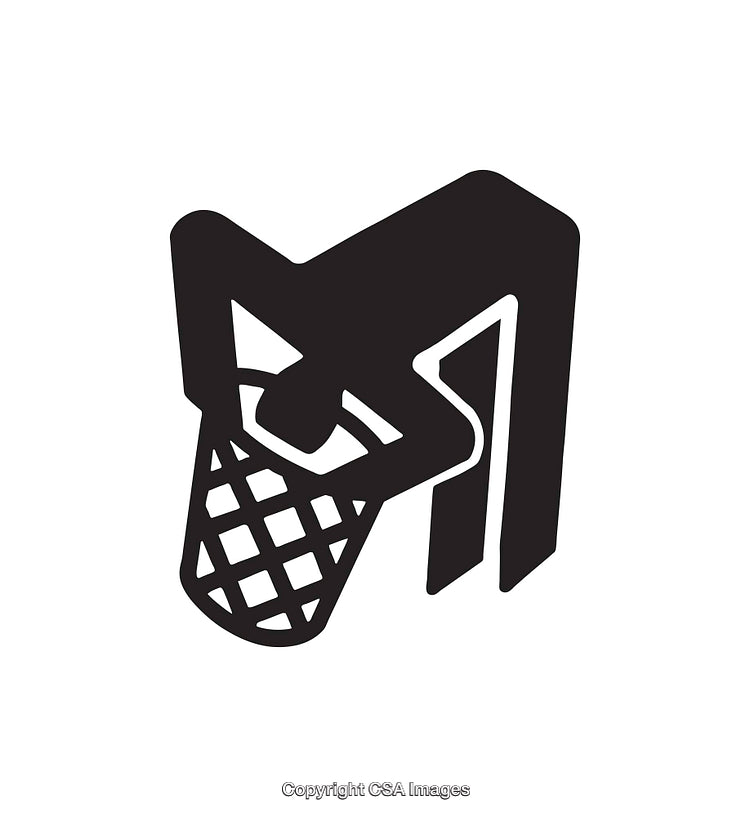 Black and White Trash Can Icon Representing Waste Disposal and Cleanliness