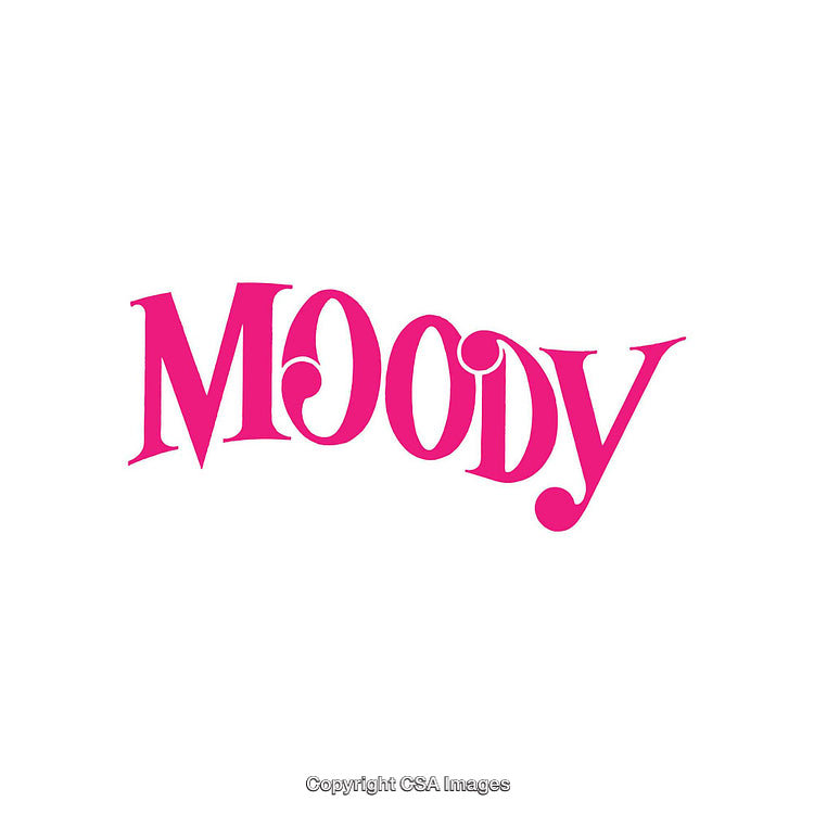 Bold Pink Moody Typography on White Background for Creative Projects