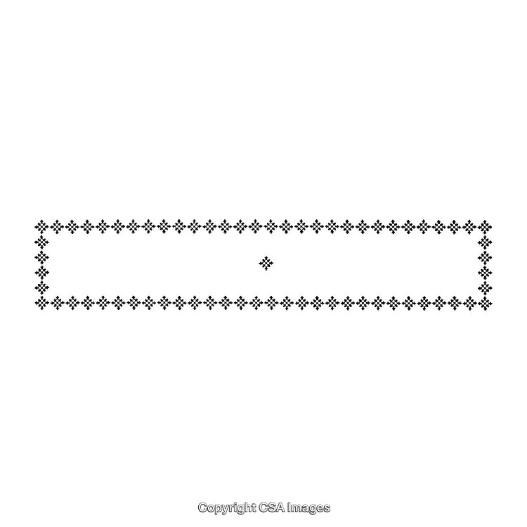 Plain Design Featuring Rectangular Black and White Borders