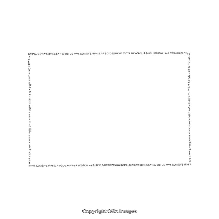 Minimalist Typographic Design with Text Forming a Rectangular Border