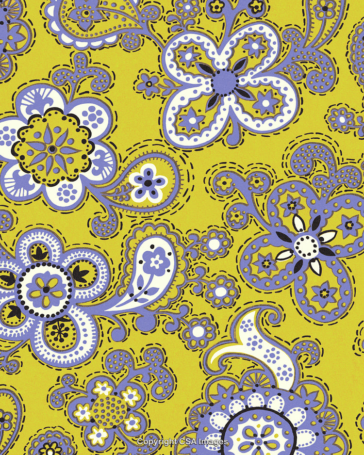 Green Floral Pattern