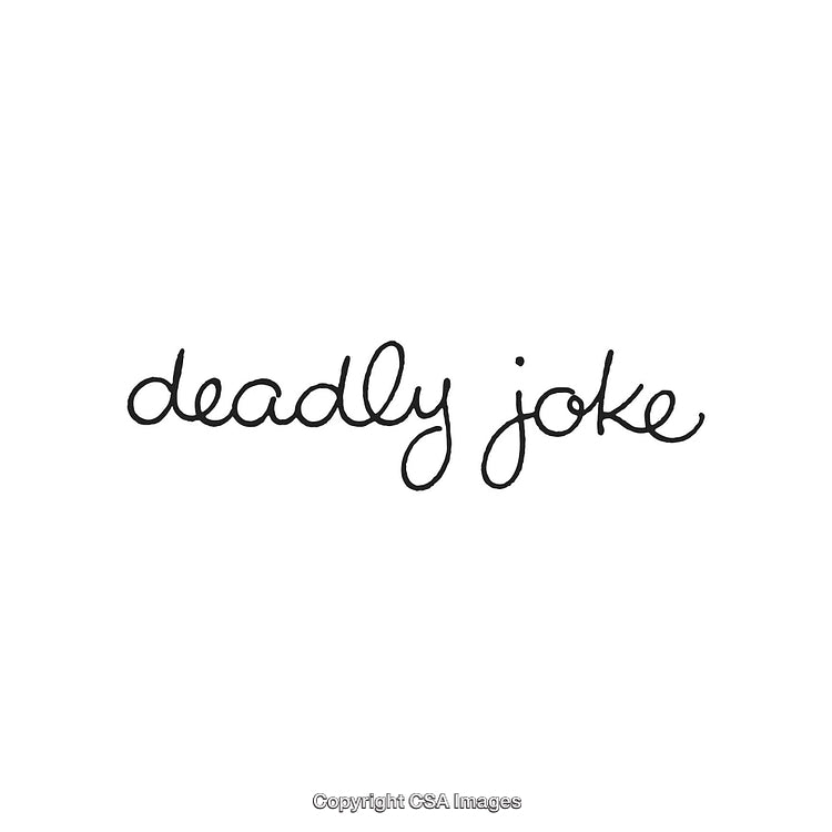 Playful Handwritten Text Depicting Humorous Phrase with Stylish Cursive Font