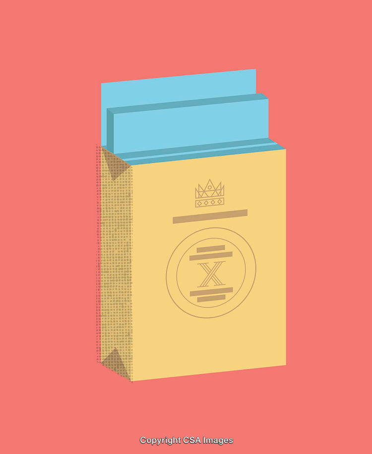 Minimalist Product Packaging Illustration with Modern Graphic Design Elements