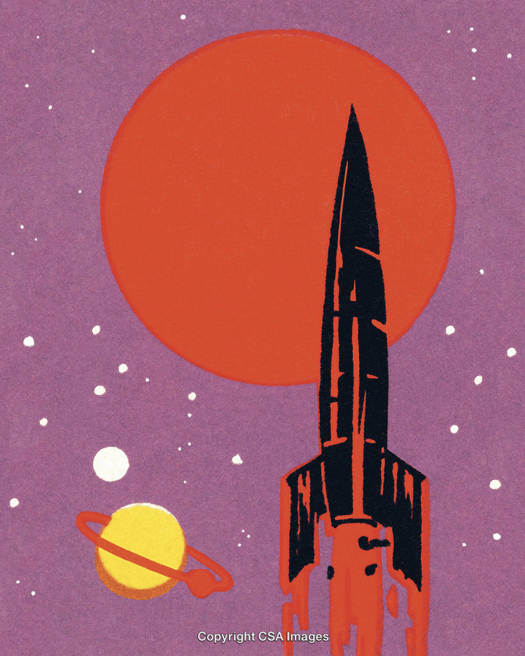 Rocket in Outer Space
