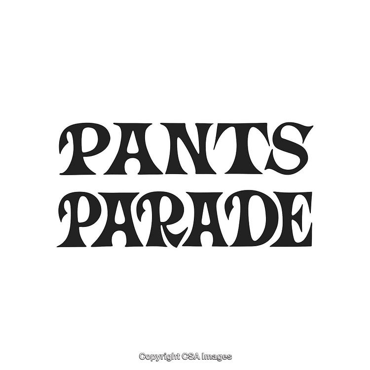 Retro Black And White Text Art Typography With Stylish Lettering Design
