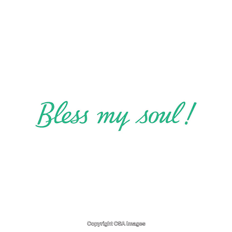 Inspirational Message in Elegant Script with Meaningful Green Lettering on White