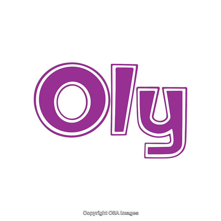 Purple Logo with Creative and Artistic Typography Design on White Background