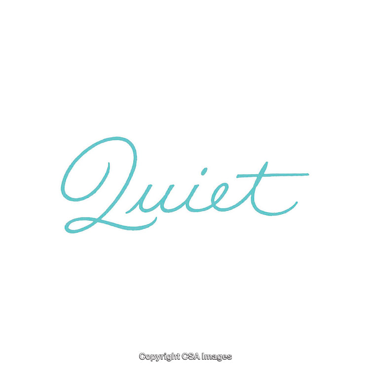 Elegant Teal Handwritten Word Art with a Tranquil Theme on White