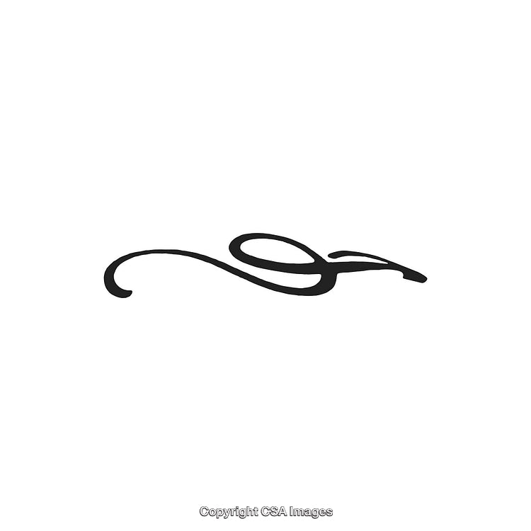 Elegant Black and White Decorative Design Ornament Illustration