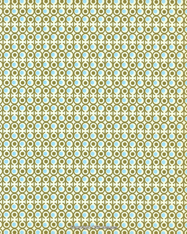 Green and Blue Dot Pattern