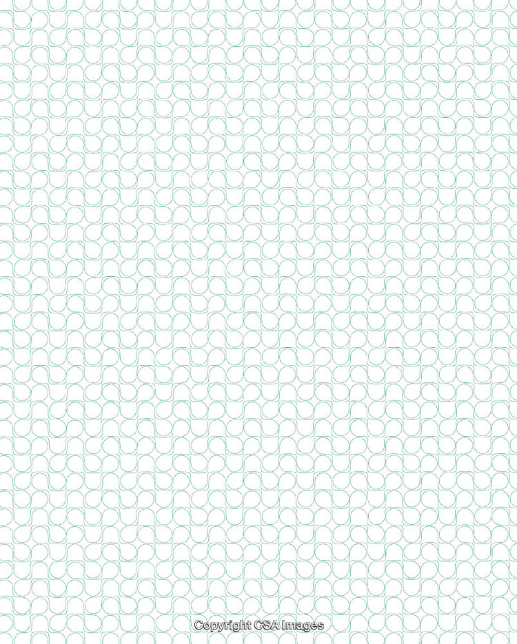 Elegant Abstract Light Teal Line Pattern on a White Background