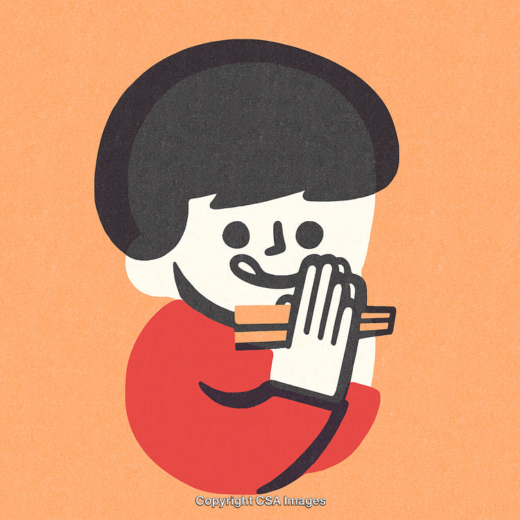 Illustration of a Playful Young Character Showcasing Unique Illustration Art Style