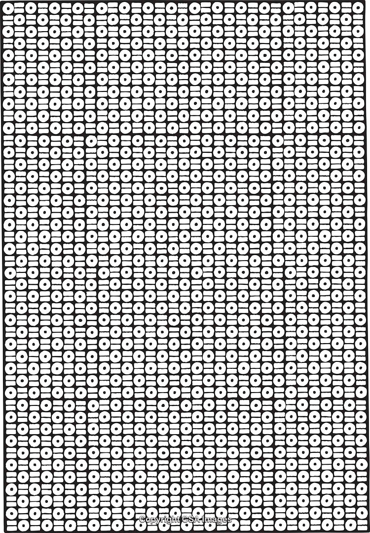 Monochromatic Abstract Black and White Geometric Pattern Background