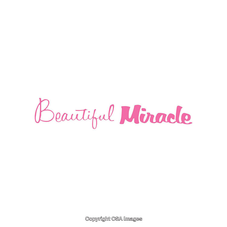 Stylish Pink Text with Inspirational Message on White Background