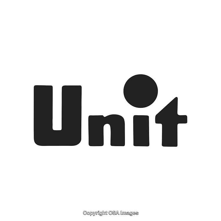 Black Bold Text Artfully Arranged with Geometric Design on White Background