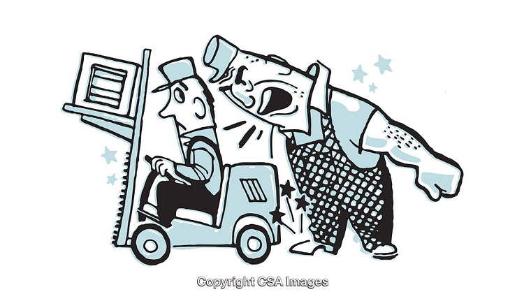 Colorful Illustration of Workplace Conflict With Dynamic Expression