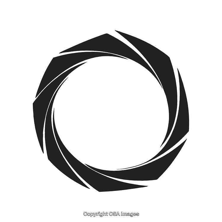 Abstract Black and White Spiral Circle Design for Creative Projects