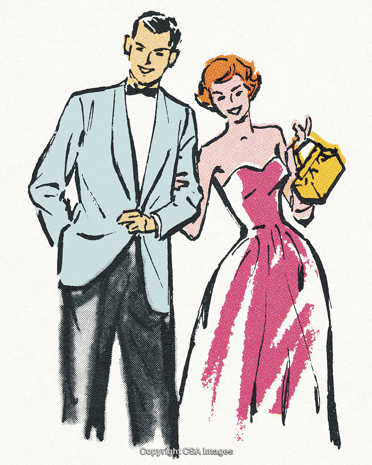 Couple in Formal Attire