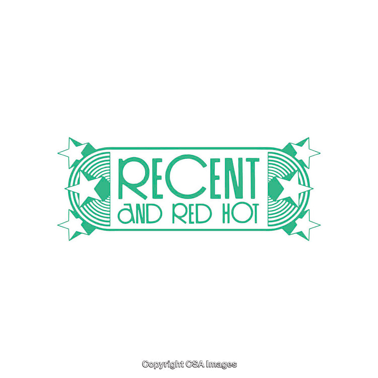 Vintage Green Decorative Typography With Star and Retro Design Elements