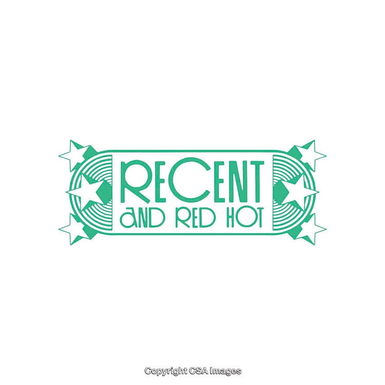 Vintage Green Decorative Typography With Star and Retro Design Elements