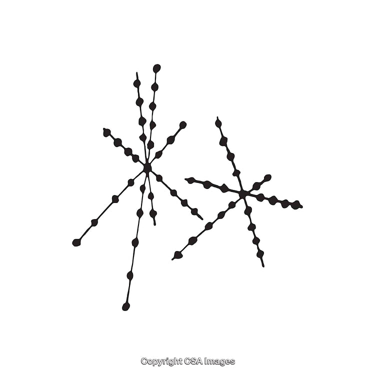 Abstract Black And White Geometric Dingbat Symbols On White Background