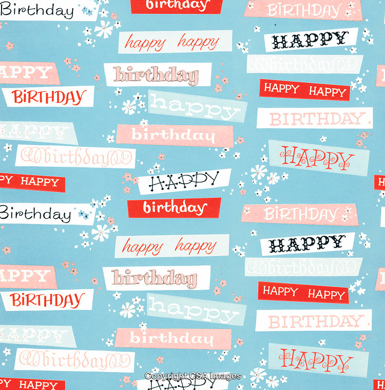 Happy Birthday pattern
