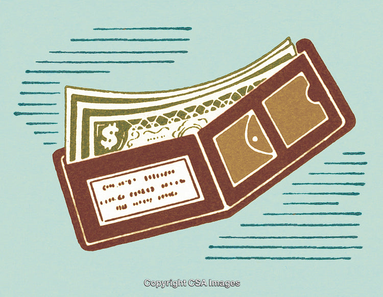 Billfold with Money