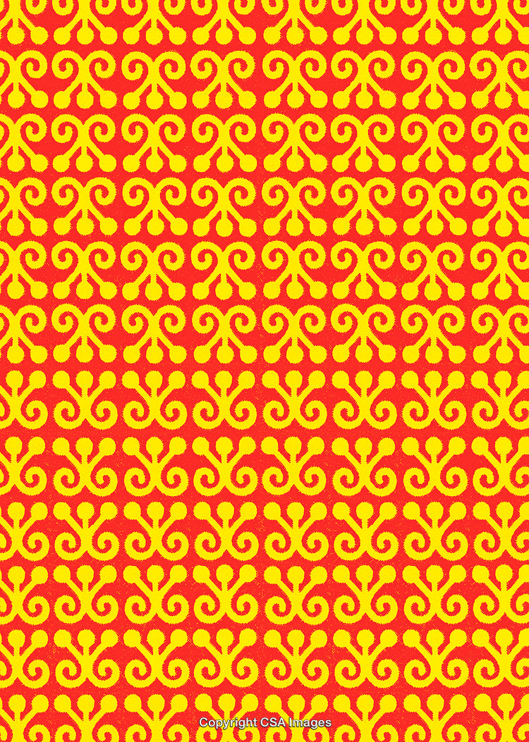 Red and orange pattern
