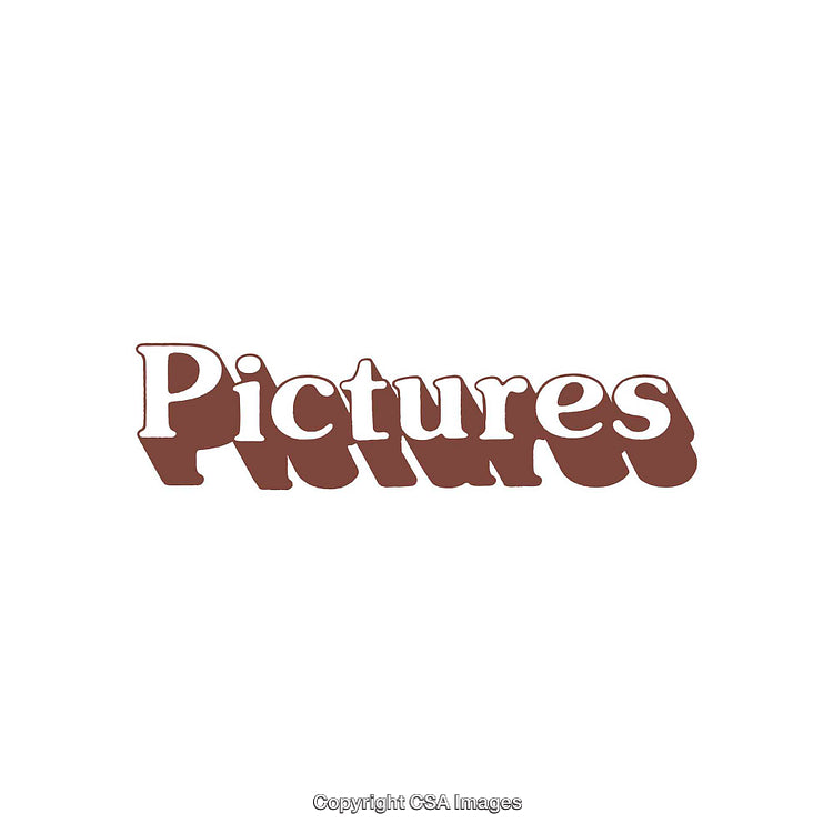 Retro Style Text Design with Bold Font and Brown Color