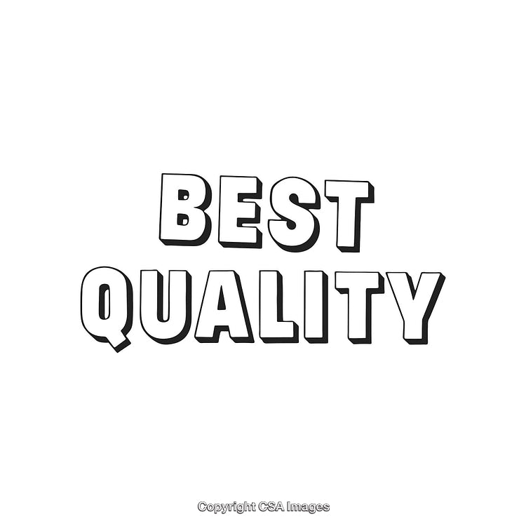 Bold Typography Design Displaying the Words 'Best Quality' Minimalist Style