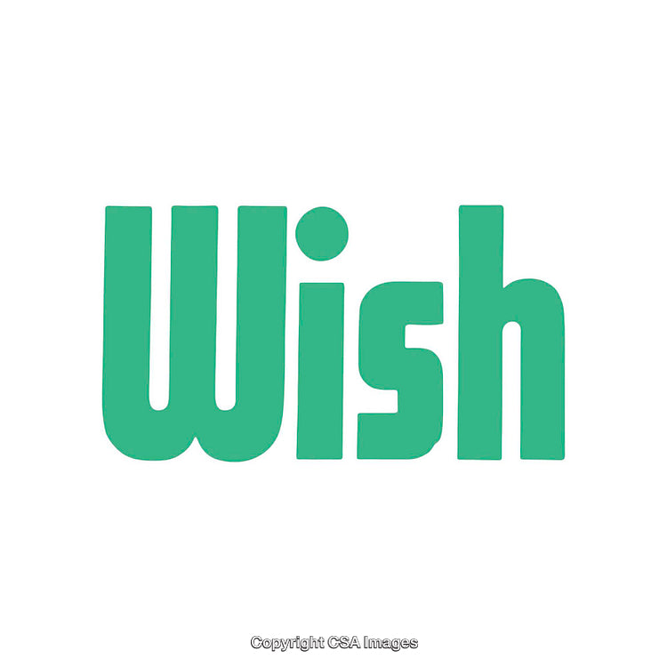 Green Wish Logo Design on a Clean White Background
