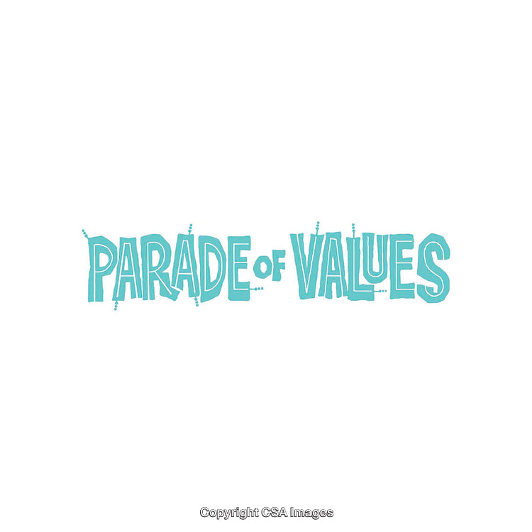 Blue Graphic Artwork Text Design with a Unique Playful Font Style