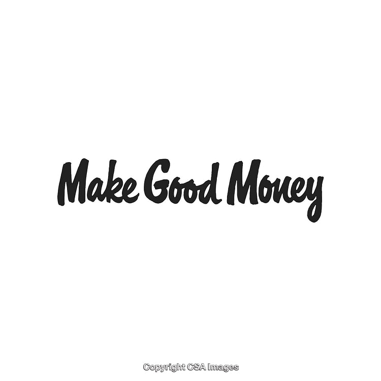 Inspirational Handwritten Motivational Quote About Financial Success and Wealth