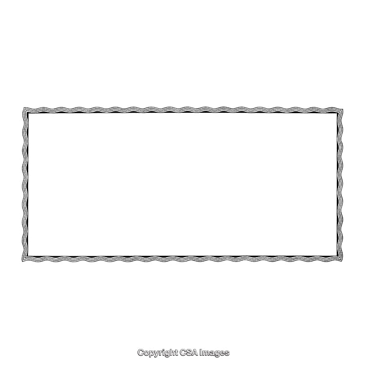 Elegant Black and White Rectangular Border With Minimalist Design