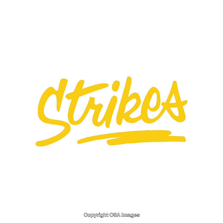 Bold Yellow Handwritten Text Logo on a Clean White Background