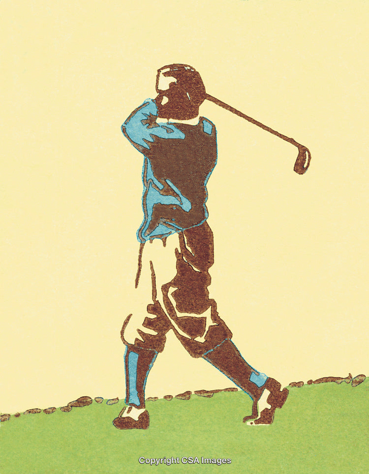 Man Golfing