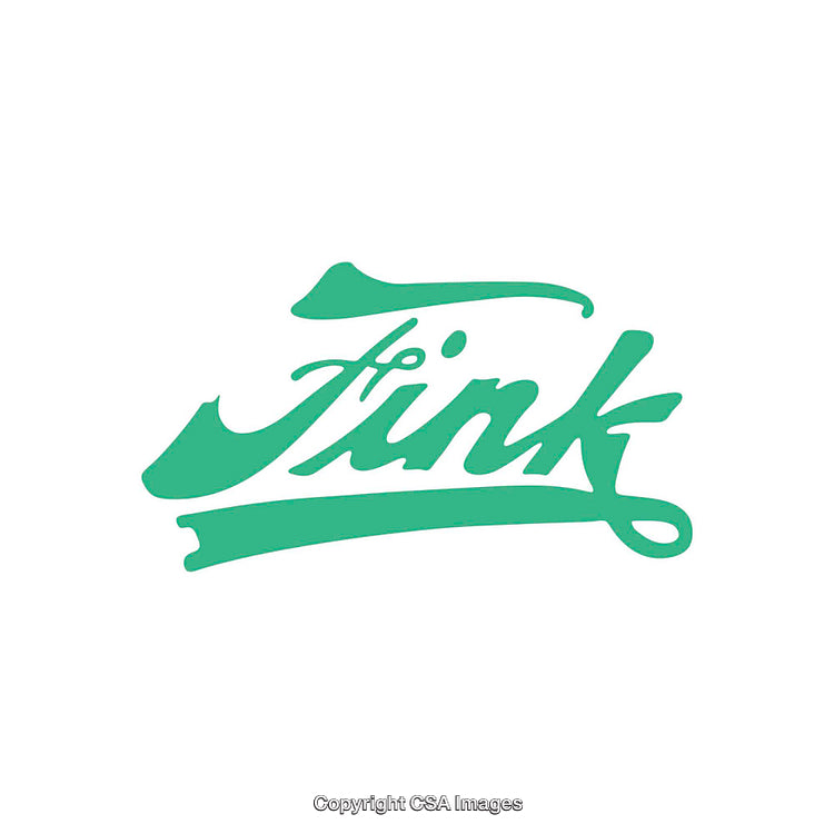 Stylized Green Script Design with Elegant Hand-Drawn Lettering