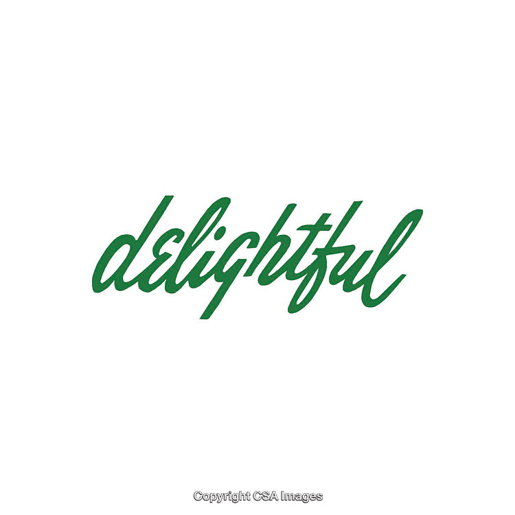 Stylish Green Script Text on Clean White Background