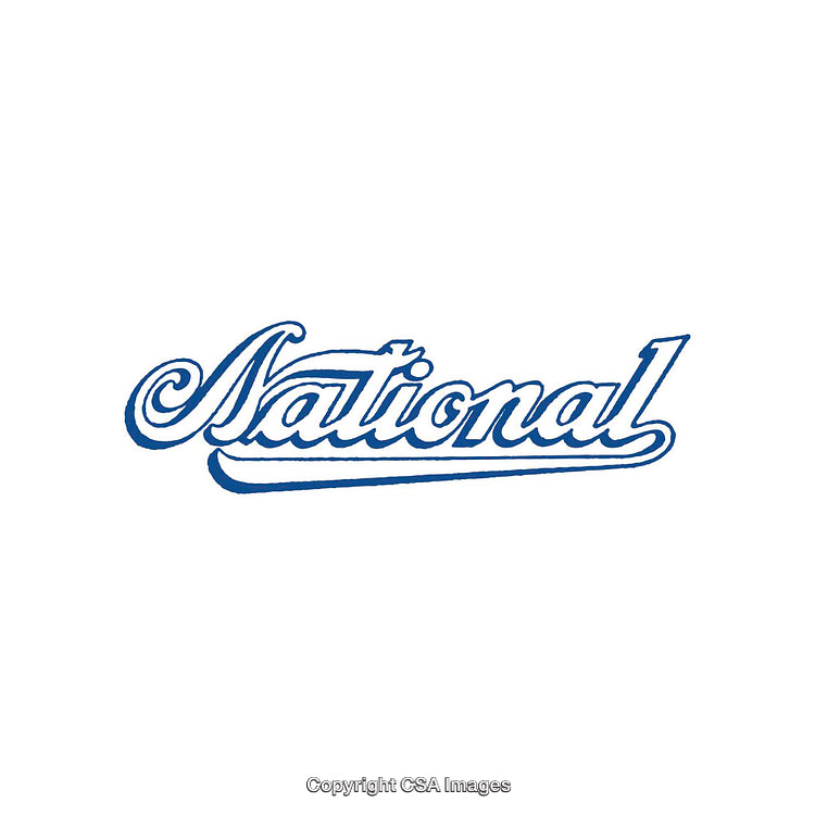 Stylized Blue Script Text Logo on a White Background
