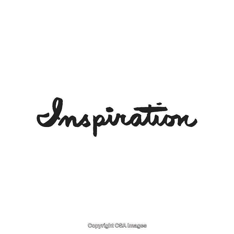 Inspiring Handwritten Script Symbolizing Motivation and Creativity in Black Ink