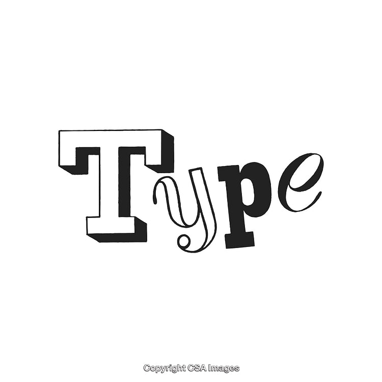 Creative Text Artwork Featuring Stylized Typeface and Unique Hand-Drawn Lettering
